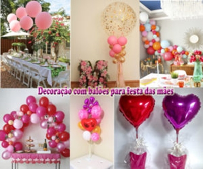 decoração balões dia das mães