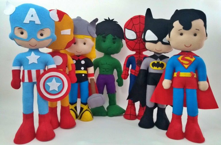 tema-super-herois-em-feltro-6-unidades-para-decorar