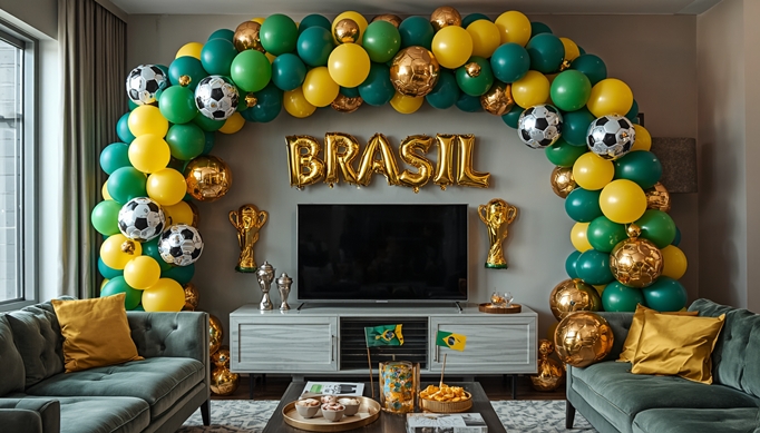 decoração para copa do mundo